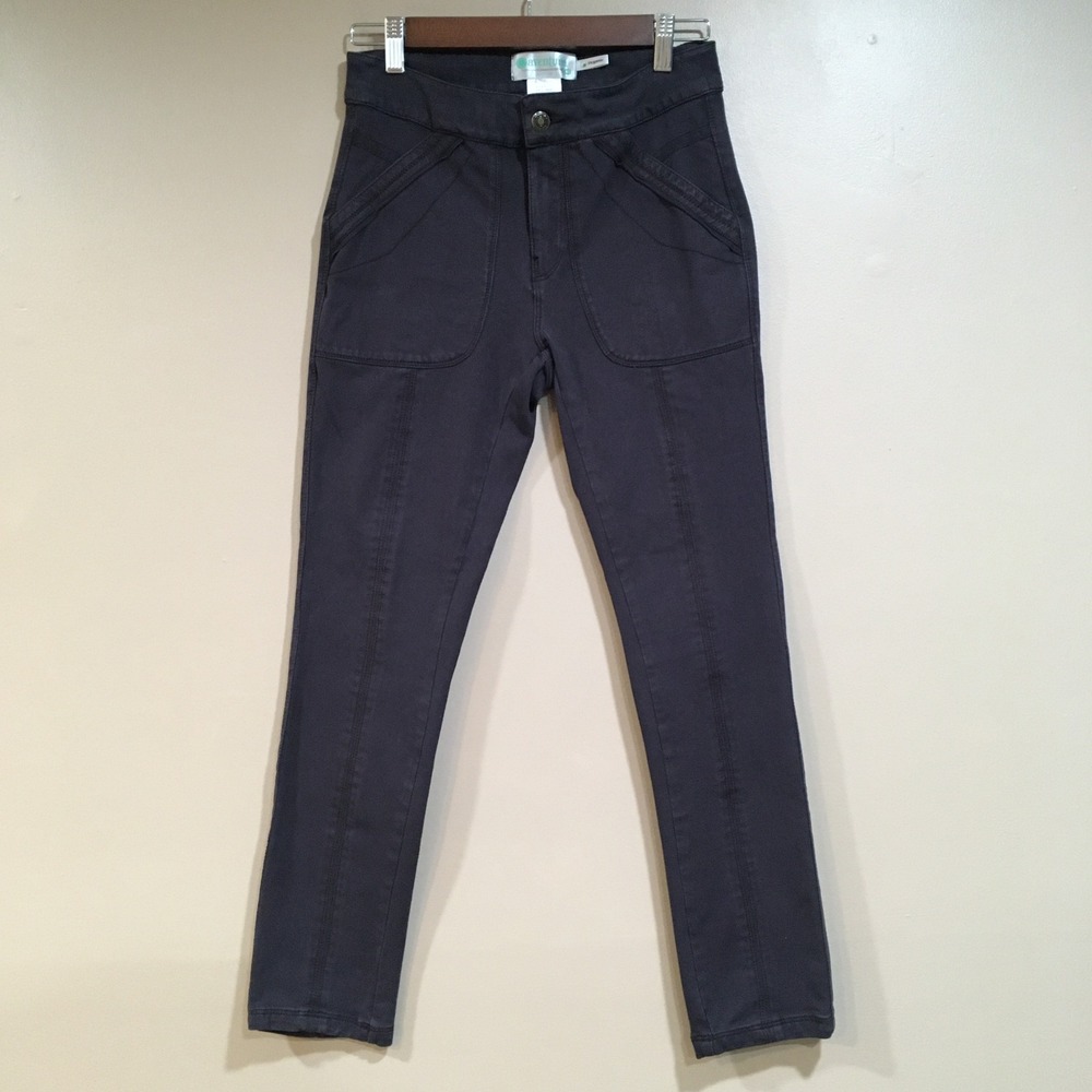 Aventura Organic Cotton Stretch Twill Hiking Pants Womens XS Dark‎ Gray Pockets